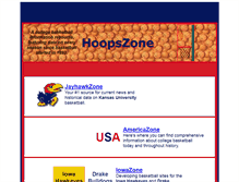 Tablet Screenshot of hoopszone.net